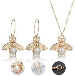 Insect Earrings & Necklace